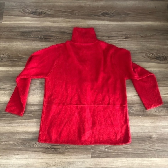 Cally-Go Red Knot Full Zip Cardigan Sweater Women Size Large - Picture 6 of 6